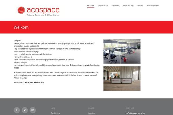 acospace.be site used Plutotheme