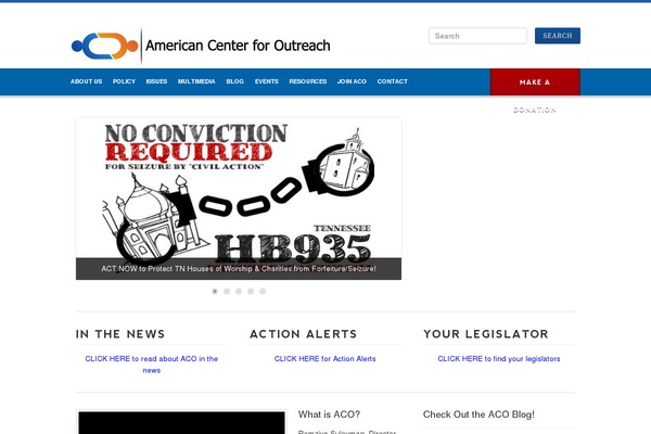 Campaign theme site design template sample