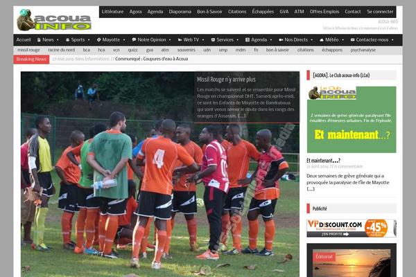 MH Magazine theme site design template sample