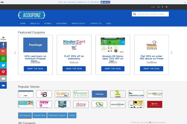 Site using Mango Buttons plugin