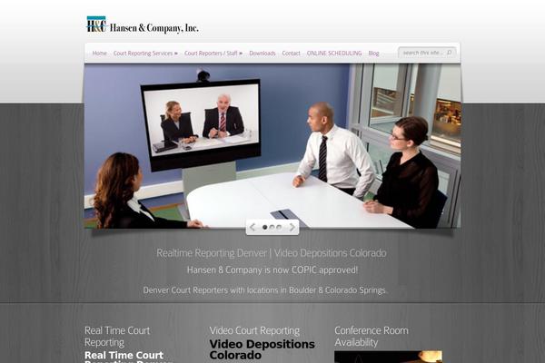 Deepfocus theme site design template sample