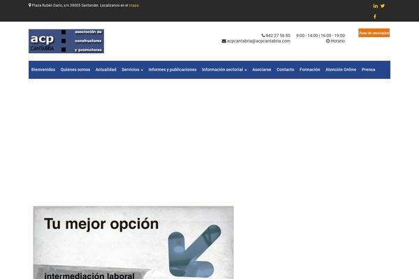 Cast theme site design template sample