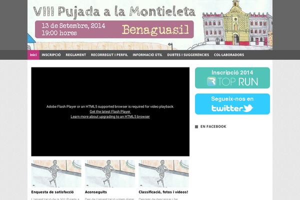 Site using Homepage-pop-up plugin