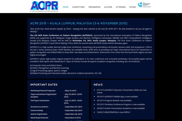 acpr2015.org site used Henwp-frameworks