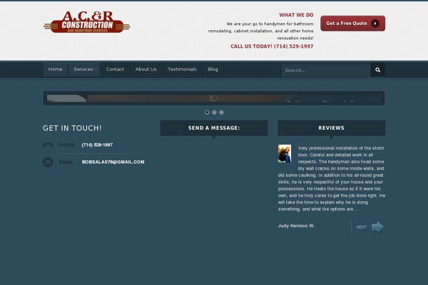 Empire theme site design template sample