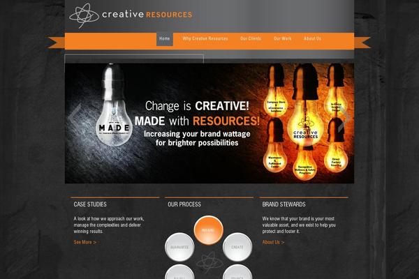 Creative theme site design template sample