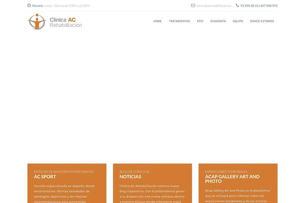 acrehabilitacion.es site used Medical-pro