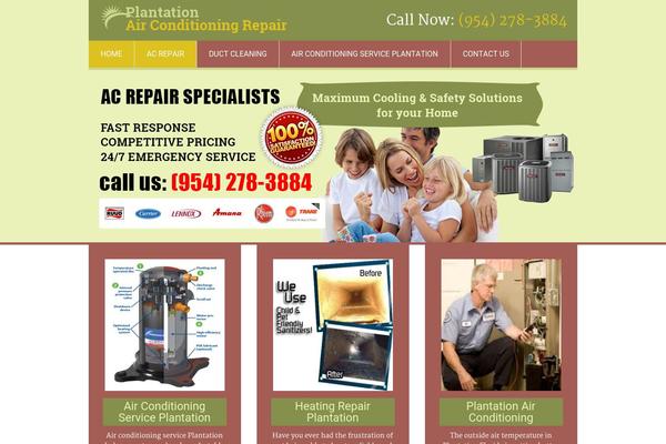 Radiate theme site design template sample