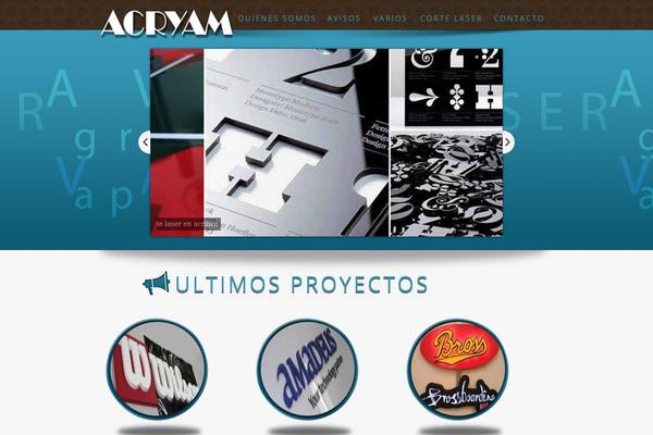 Showcase theme site design template sample