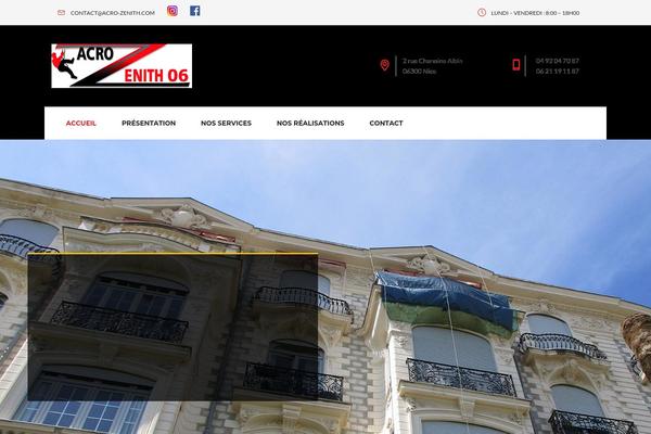 Tanj theme site design template sample