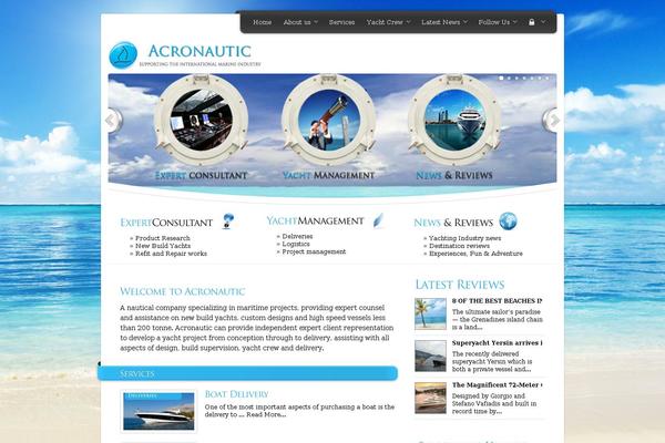 Unite theme site design template sample