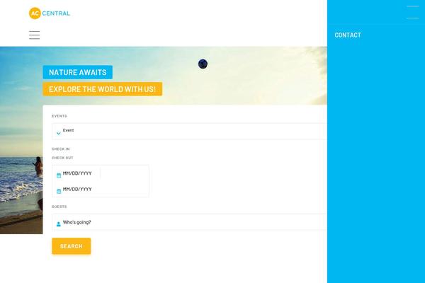 Travelo-child theme site design template sample