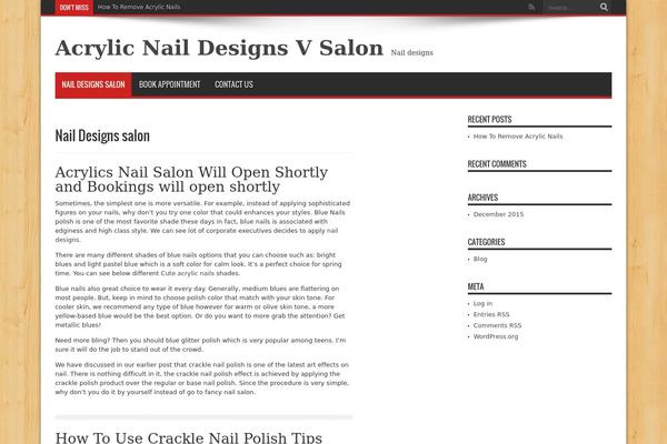 Jarida theme site design template sample