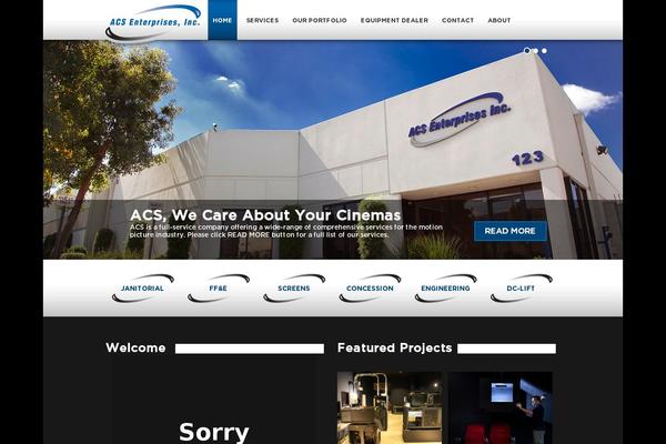 Acs theme site design template sample