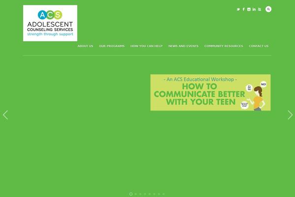 Porcelain_child theme site design template sample