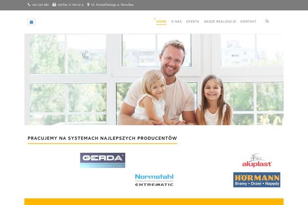 Structure theme site design template sample