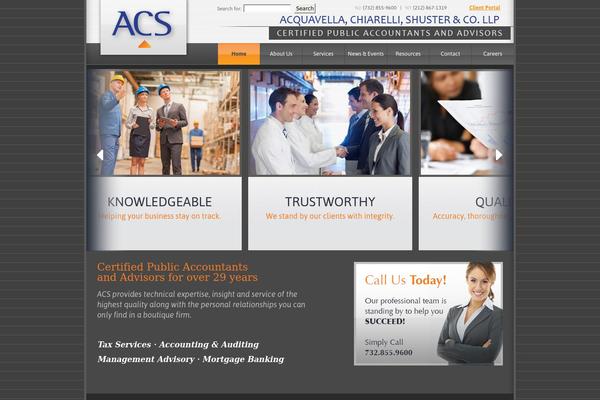 Acs theme site design template sample
