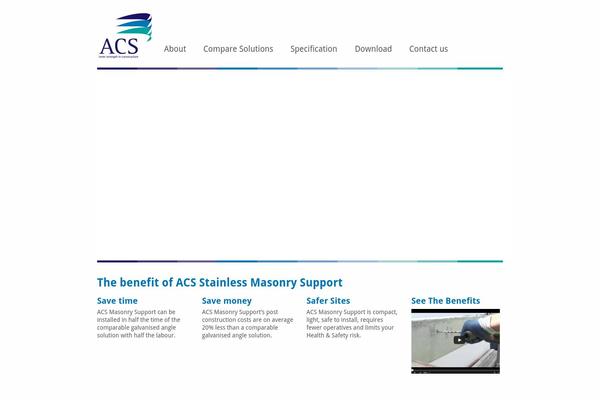 Acs theme site design template sample