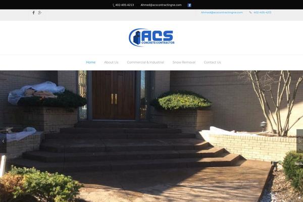 Site using Mobile Contact Bar plugin