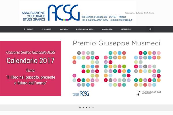 Vantage theme site design template sample