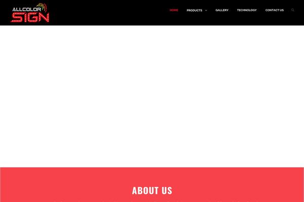 Infinite theme site design template sample