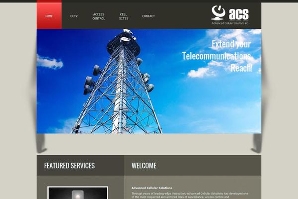 Acs theme site design template sample