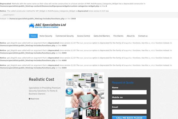 MultiPurpose theme site design template sample