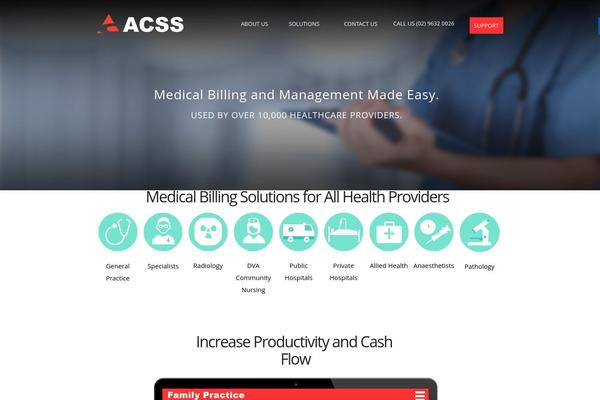 District theme site design template sample