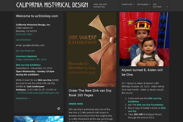 Inspire theme site design template sample