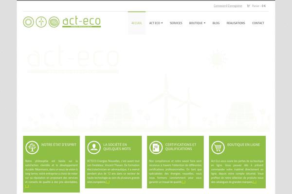 123Ecology theme site design template sample