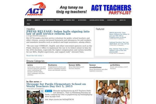 Site using About Me plugin
