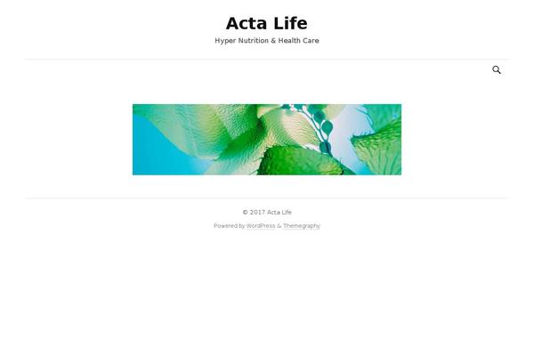 Graphy theme site design template sample