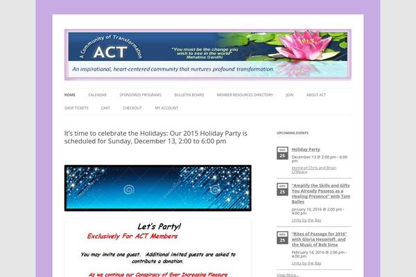Twentytwelve-child theme site design template sample