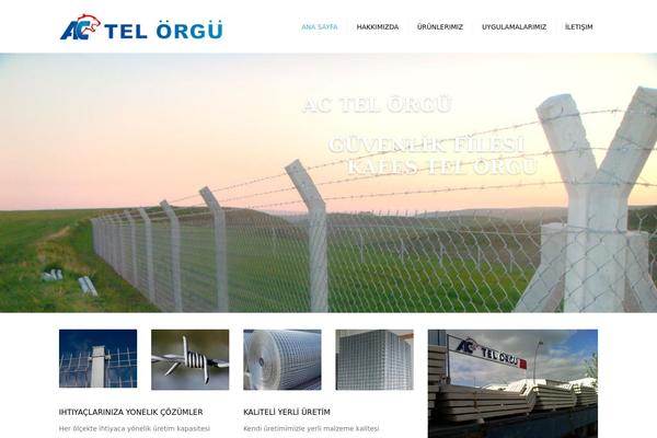 Constructo theme site design template sample