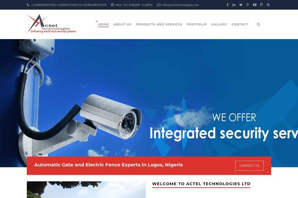 Structure theme site design template sample
