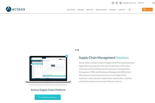 acteos.com site used Jupiter