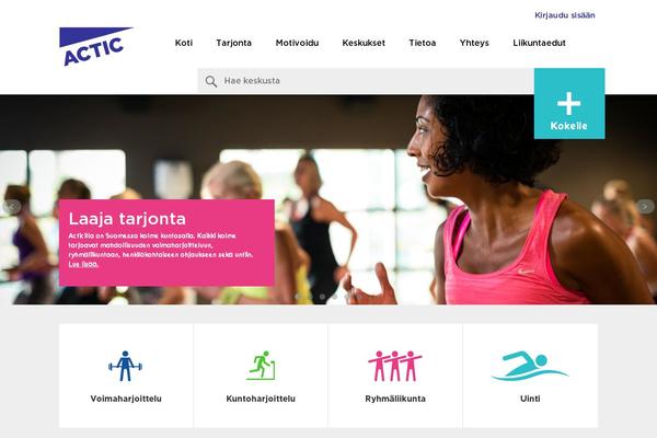 actic.fi site used Actic
