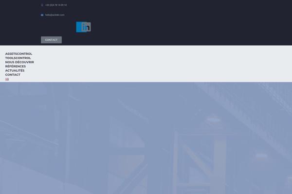 actidel.com site used Thegem-elementor