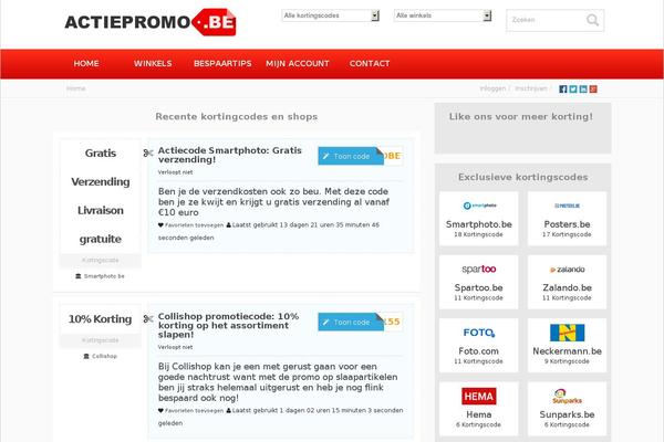 Cp theme site design template sample