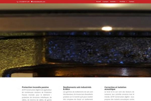 Accent theme site design template sample