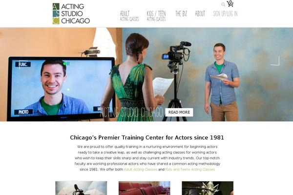 Indigo theme site design template sample