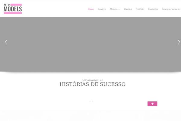 Modellic theme site design template sample