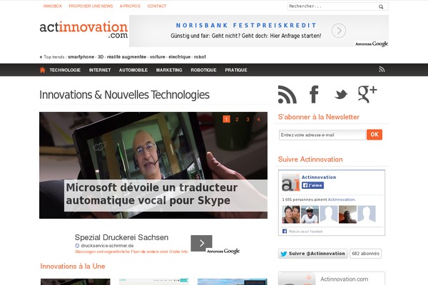 Site using WP Tiles plugin
