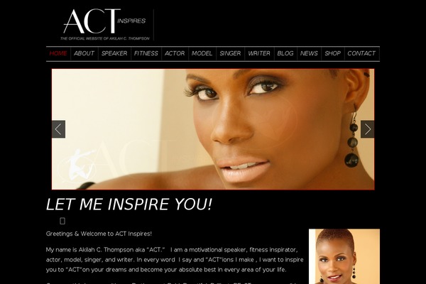 Act theme site design template sample