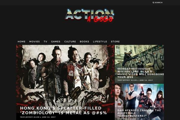 15Zine theme site design template sample