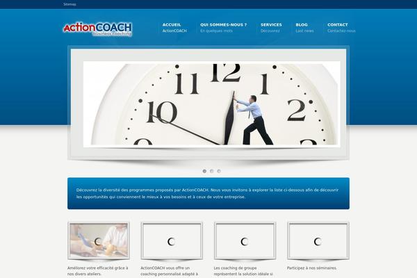 Karma theme site design template sample