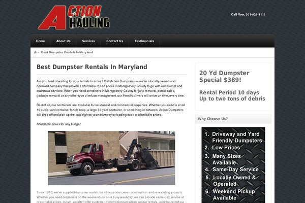 Akita theme site design template sample