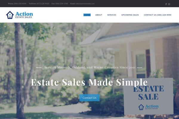 Kastell theme site design template sample