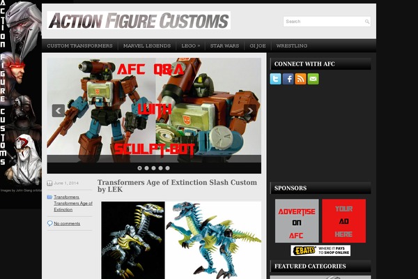 Trophy theme websites examples