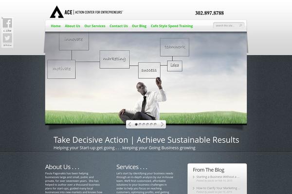 Deepfocus theme site design template sample